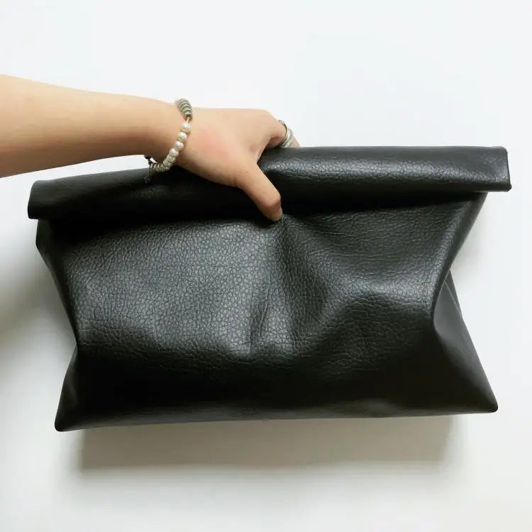 Bolsos de mano informales para mujer, bolsos de noche de cuero PU suave, bolso tipo sobre para fiesta, bolso para teléfono y portátil, Bolso de mano