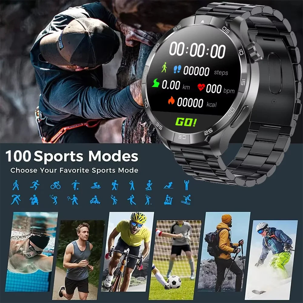 Smartwatch Deportivo con GPS y Brújula – AMOLED 1.85", NFC, IP68, Bluetooth 5.3, 14 Días de Batería