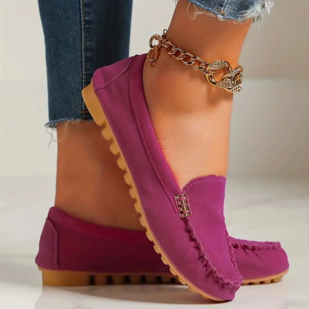 Mocasines De primavera y otoño, zapatillas resistentes al desgaste, Zapatos informales para Mujer, mocasines planos suaves antideslizantes a la moda, Zapatos De Mujer