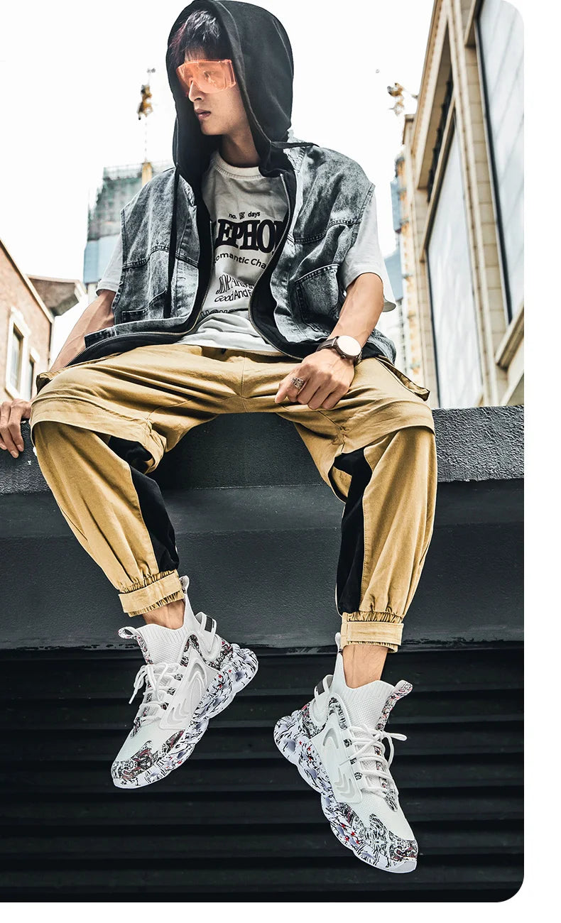 Zapatos de hombre, zapatillas de deporte informales para hombre, tenis, zapatos de lujo, zapatos de entrenamiento para carreras, zapatos transpirables, mocasines de moda, zapatos para correr para hombre