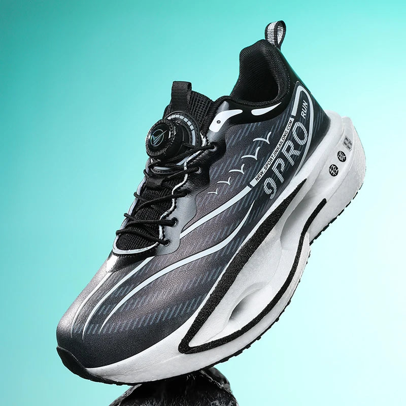 Zapatillas para correr Unisex 2025, nuevas zapatillas de entrenamiento deportivo con suela gruesa y amortiguación ligera, zapatillas de tenis de uso diario para hombres y mujeres