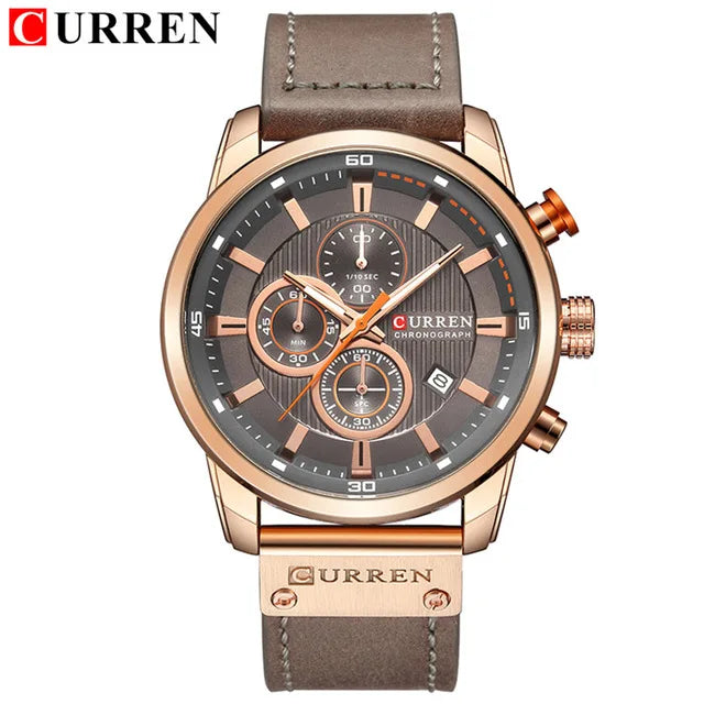 Reloj de Pulsera CURREN 8291 para Hombre, Cronógrafo de Cuarzo, Estilo Casual, Deportivo, Militar, de Moda, para Caballero