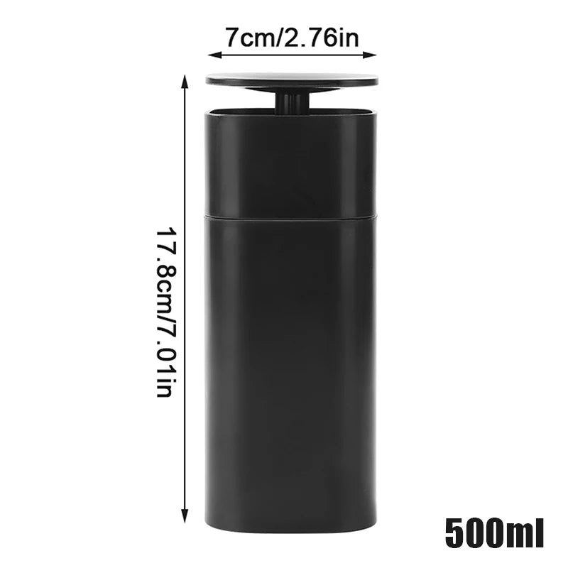 Botella de detergente desmaquillante de 250/500ML, dispensador de bomba de prensa vacía, eliminador de esmalte de uñas de plástico, herramienta de cuidado portátil, 1 ud.