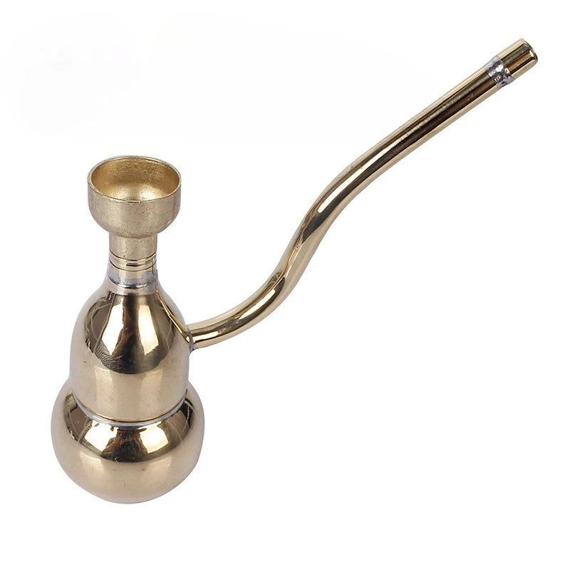 Olla de tubería de agua de cobre, olla de tubería antigua portátil, tubería de filtro de agua para uso doméstico