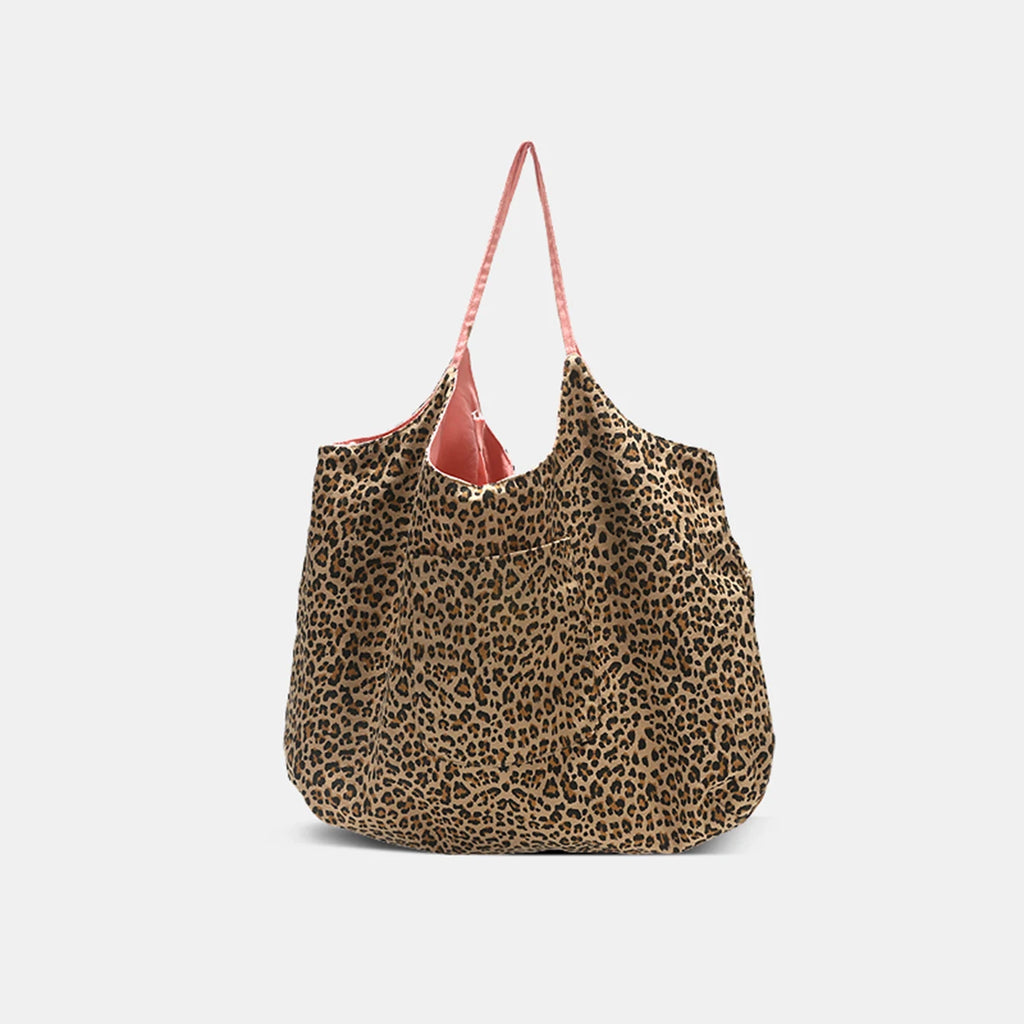 Bolso de Hombro Doble para Mujer, Diseño Moderno con Estampado de Puntos, Estilo Coreano de Primavera/Verano, Color Rosa, Moda Urbana