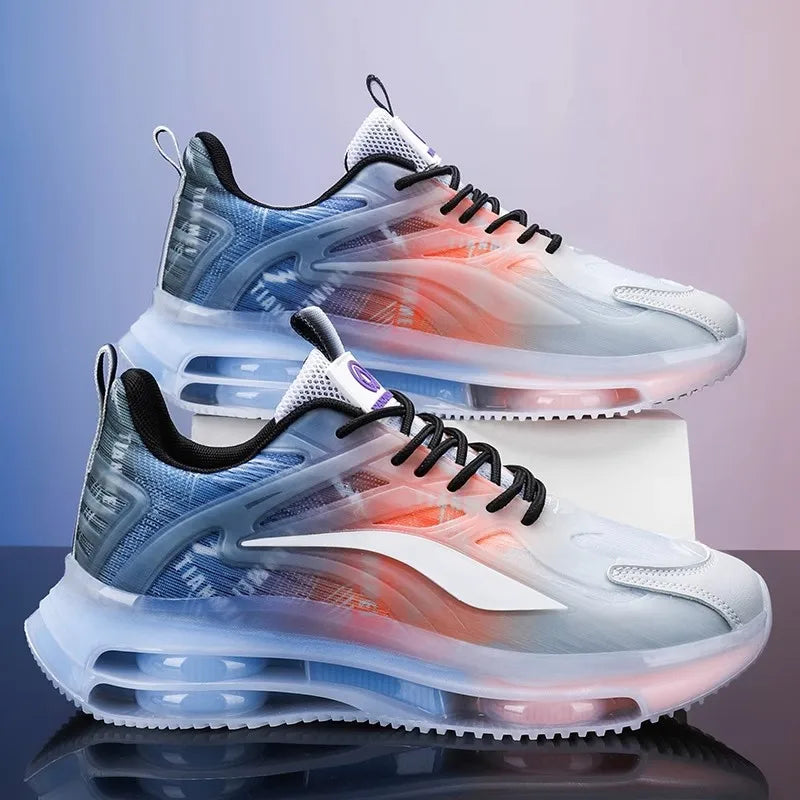 Zapatillas de deporte con cojín de aire para hombre y mujer, calzado deportivo ligero con suela de TPR, para correr, baloncesto y parejas, talla 36-47