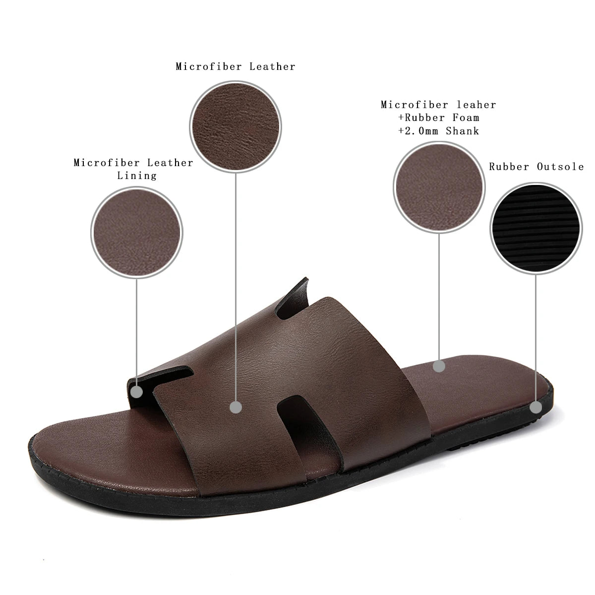 Nuevas sandalias casuales para hombre, para uso diario, baño, exterior, antideslizantes, resistentes al desgaste, ligeras y frescas.