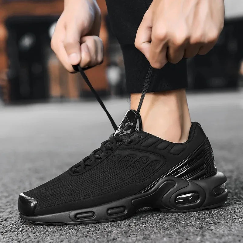 Nuevas zapatillas deportivas para hombre, transpirables, con amortiguación, antideslizantes, con resorte y resistentes al desgaste.
