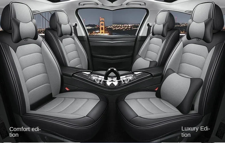 Fundas de Asiento 3D para Mercedes E-CLASS W210/W212/W213 – Cuero Sintético, Cobertura Total