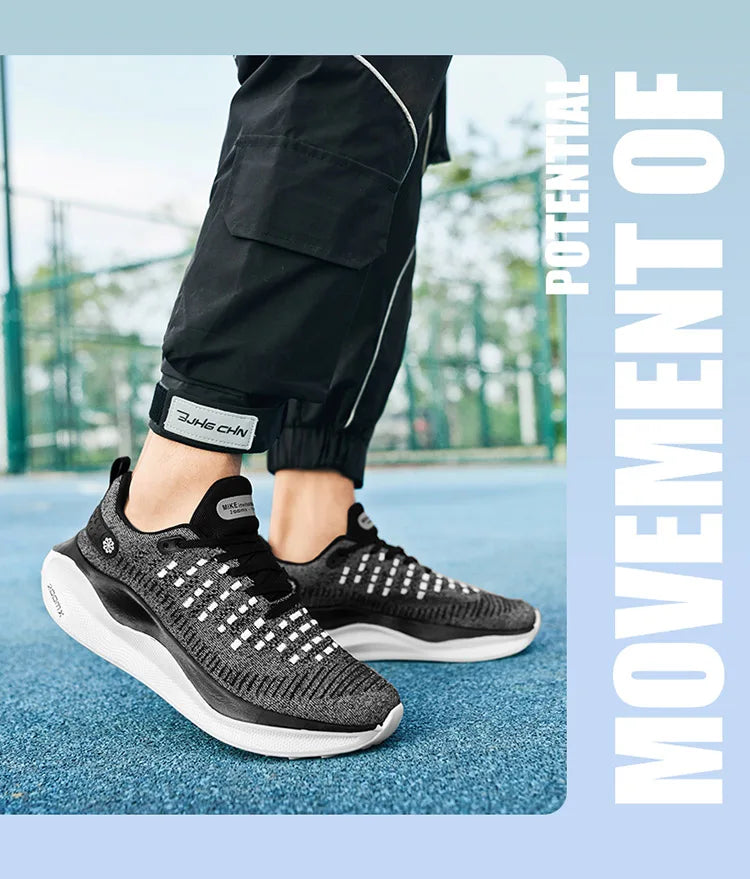 Nuevos zapatos para correr para hombre, zapatos deportivos informales de lujo, zapatos para correr, cómodos para caminar, zapatillas de moda, ligeras y transpirables