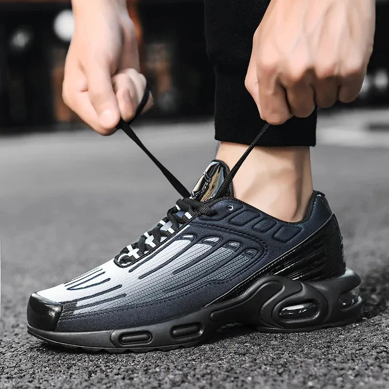 Nuevas zapatillas deportivas para hombre, transpirables, con amortiguación, antideslizantes, con resorte y resistentes al desgaste.