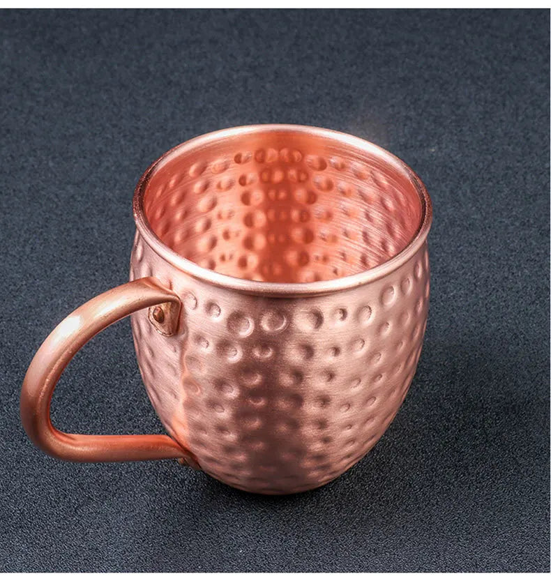 Taza de Cobre Puro de 530 ml, Taza Moscow Mule, Taza para Cócteles, Taza de Cobre Puro para Restaurante, Bar, Bebidas Frías