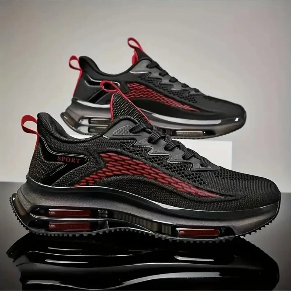 Zapatillas Deportivas de Alta Calidad para Hombre, Tendencia, Plataforma Roja, Zapatillas de Baloncesto, Zapatillas Deportivas Blancas Casuales para Hombre, Zapatillas Deportivas para Caminar, Zapatillas de Entrenamiento para