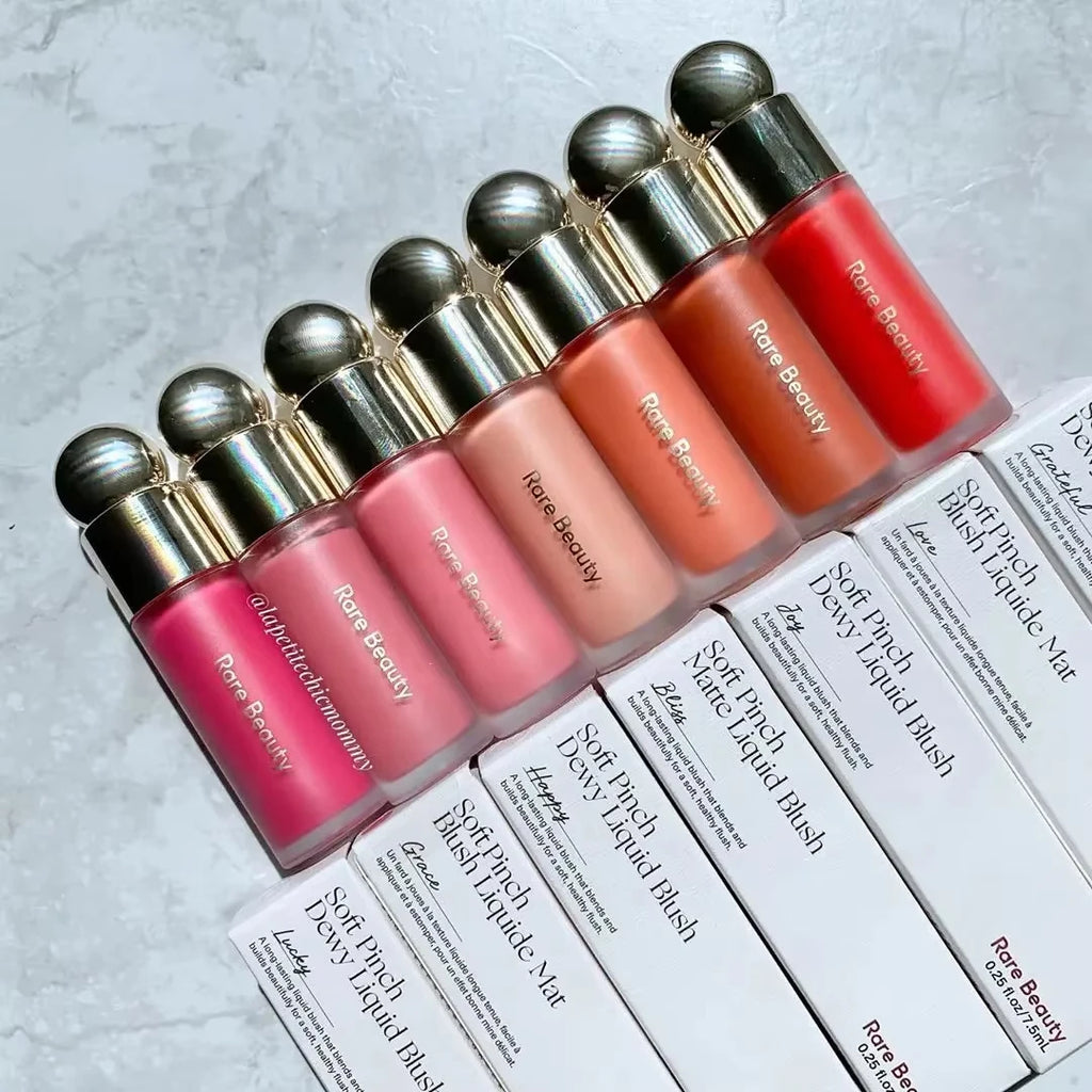 Rubor Líquido Ultra Pigmentado de Larga Duración Rare Beauty, Resistente a las Fallos, Ligero y Aireado, Worth Virtue Hope Joy Blush Makeup