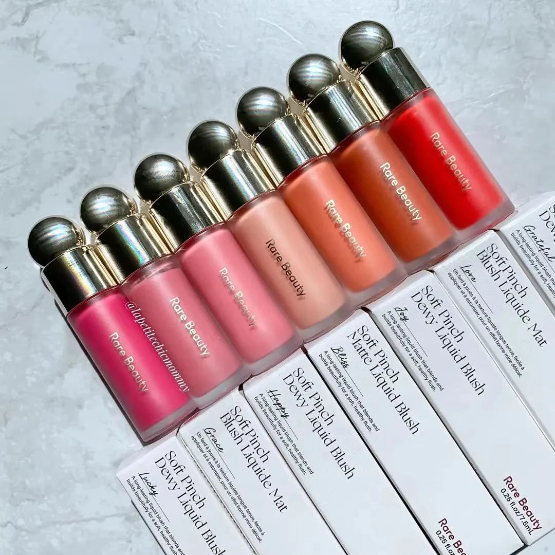Rubor Líquido Ultra Pigmentado de Larga Duración Rare Beauty, Resistente a las Fallos, Ligero y Aireado, Worth Virtue Hope Joy Blush Makeup