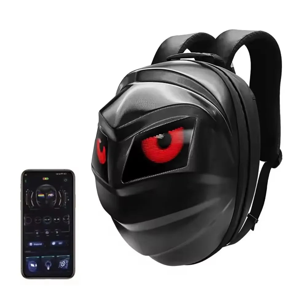 Bolsa LED para motocicleta, Mochila para ciclismo de caballero negro, bolsa para Moto, bolsas para portátiles de 13 pulgadas, Mochila LED, Mochila escolar, bolsa de viaje para bolsillo, Mochila trasera