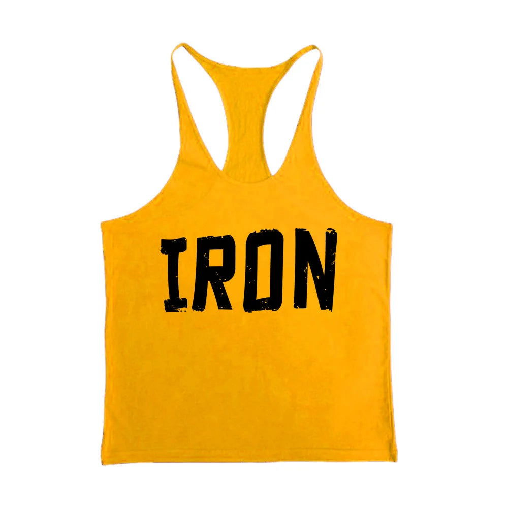 Camiseta sin mangas 100% de algodón para entrenamiento y gimnasio para hombre, ropa deportiva sin mangas para músculos, entrenamiento de culturismo, camisas deportivas de moda, chaleco de talla grande