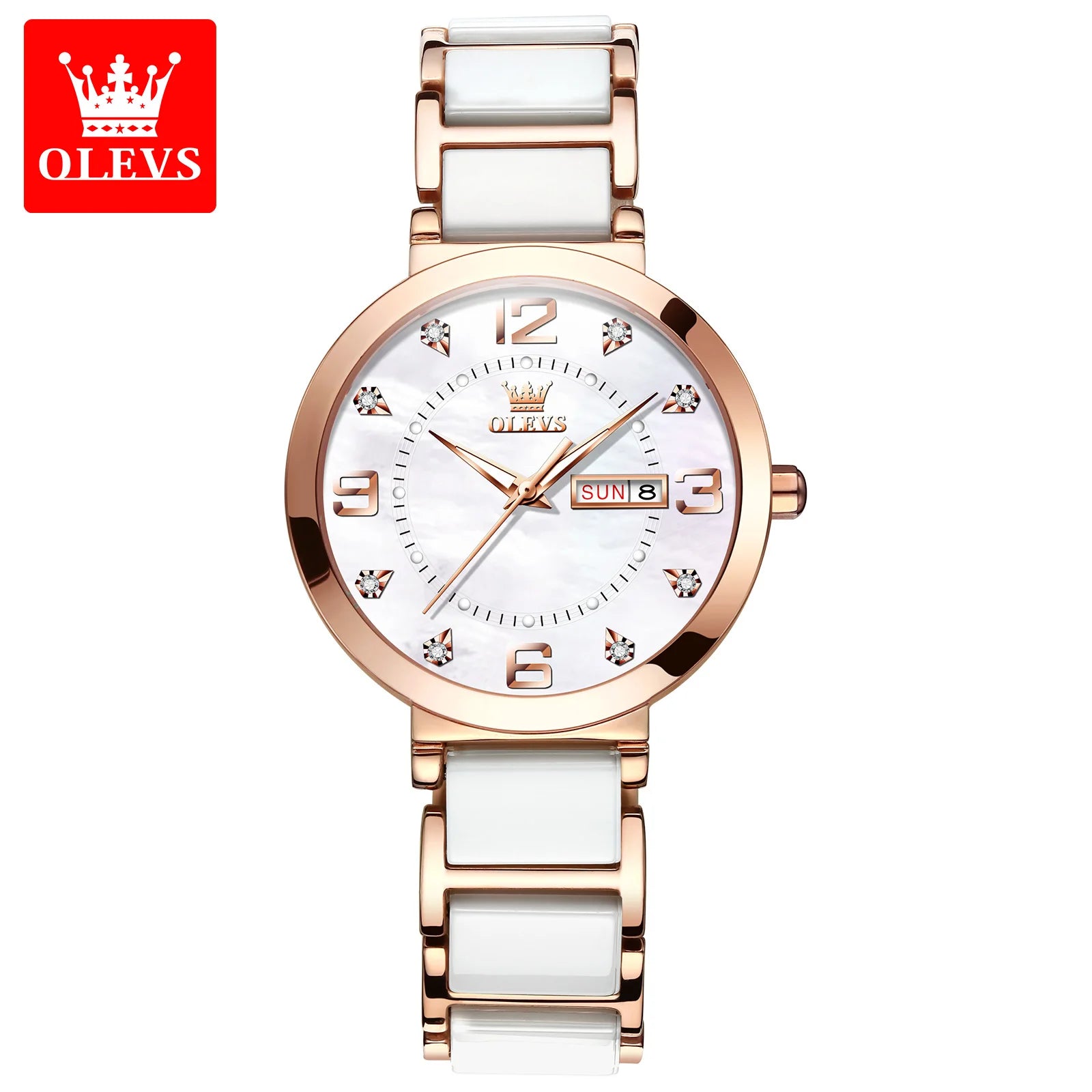 OLEVS Reloj de pulsera Para Mujer, Reloj de marca de lujo Para Mujer, pulsera elegante, relojes de cuarzo a la moda impermeables Para Mujer, Reloj Para Mujer