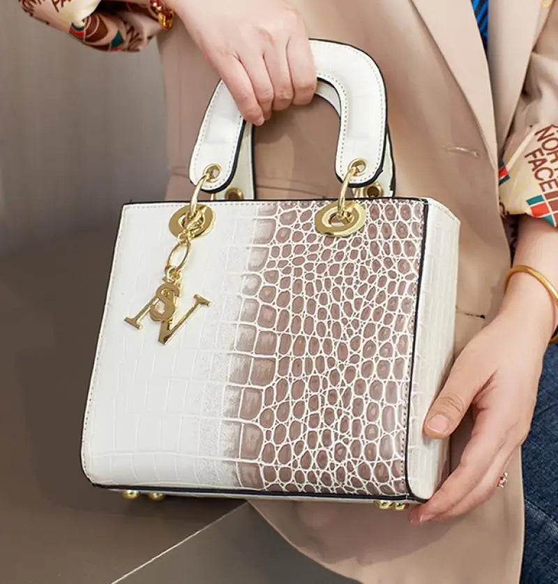 Bolso de hombro para mujer, bolsos de diseñador de lujo para mujer, bandoleras cruzadas de cuero brillante, bolsos con asa superior, bolso de tendencia para mujer