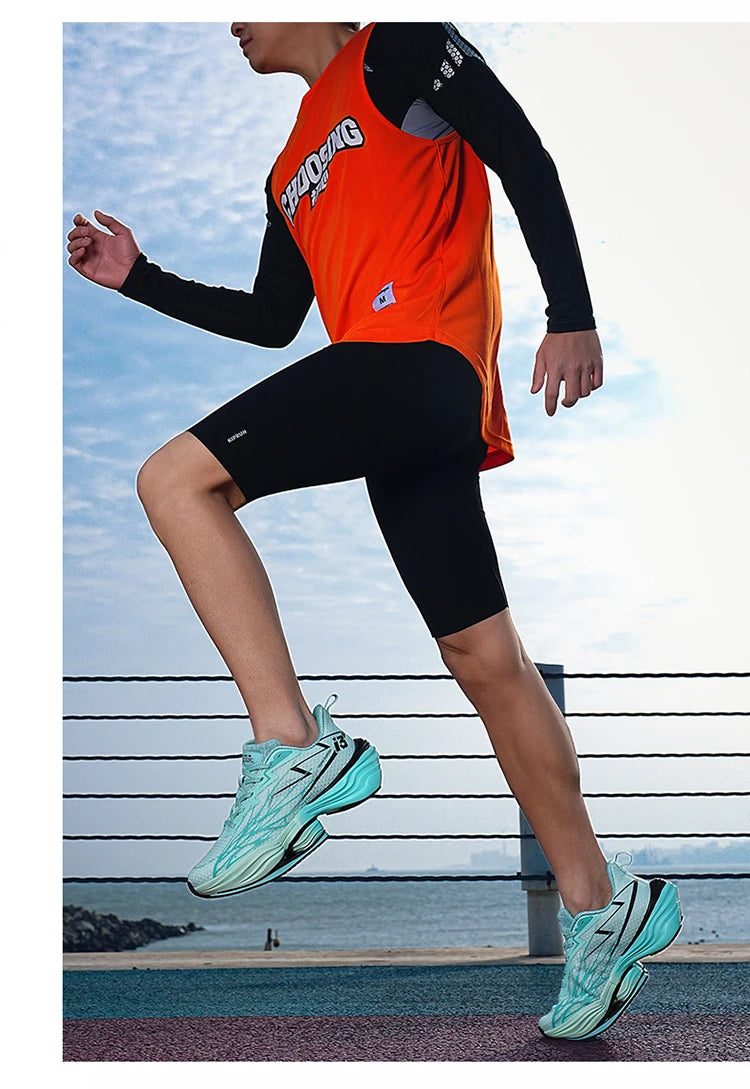 Zapatos deportivos para hombre, zapatillas de deporte para mujer, zapatillas para correr con placa de carbono para maratón, zapatos de entrenamiento de atletismo ligeros que absorben los golpes