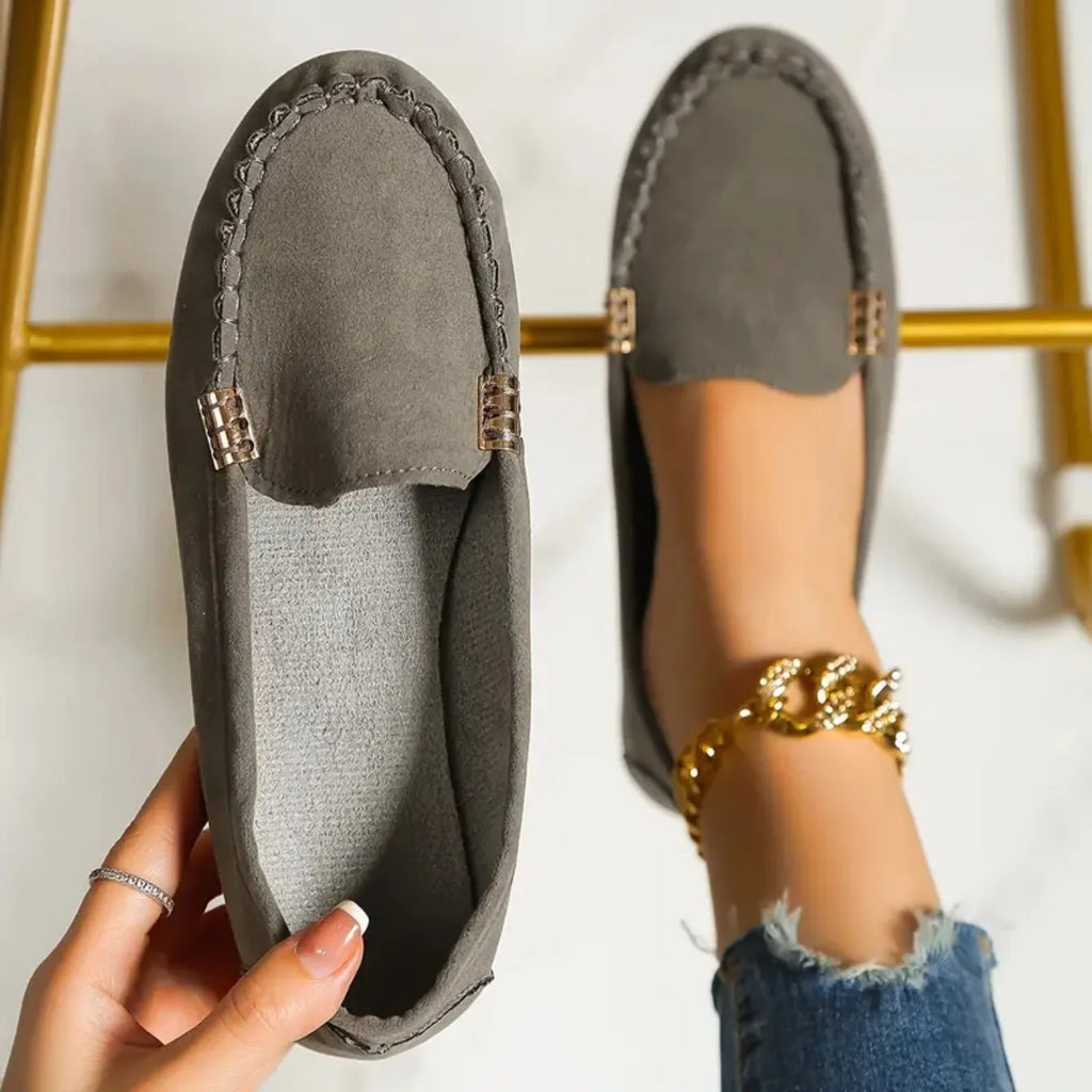 Mocasines De primavera y otoño, zapatillas resistentes al desgaste, Zapatos informales para Mujer, mocasines planos suaves antideslizantes a la moda, Zapatos De Mujer