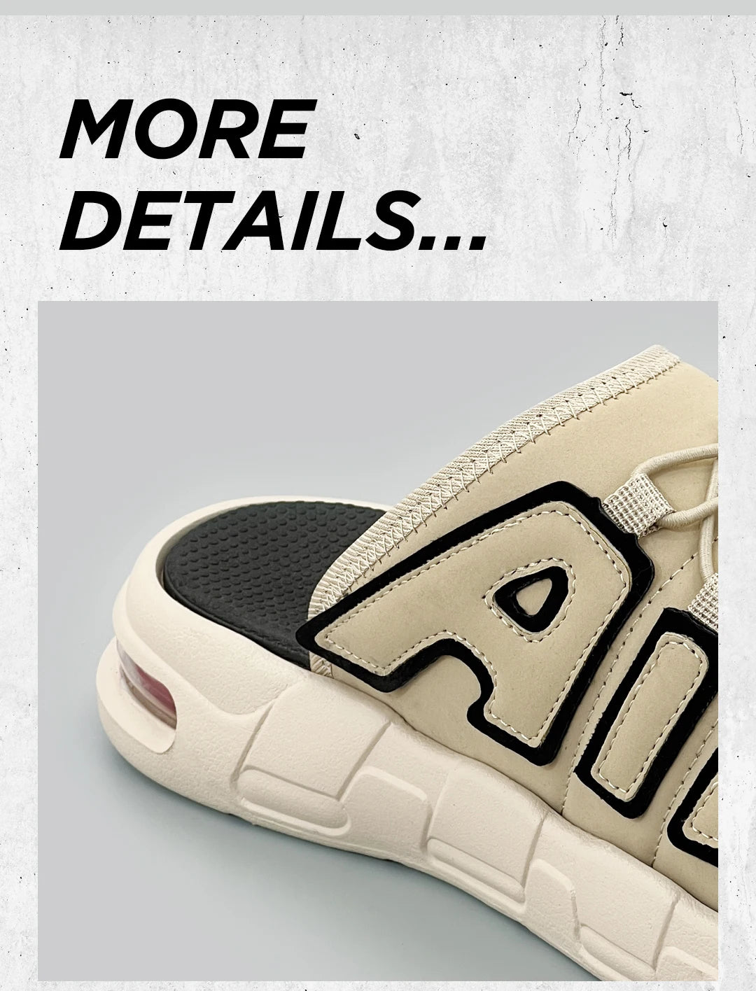 Zapatillas de Hombre con diseño de cojín de aire, novedad de verano, Zapatillas deportivas antideslizantes suaves de PVC para Hombre, Chanclas para Hombre