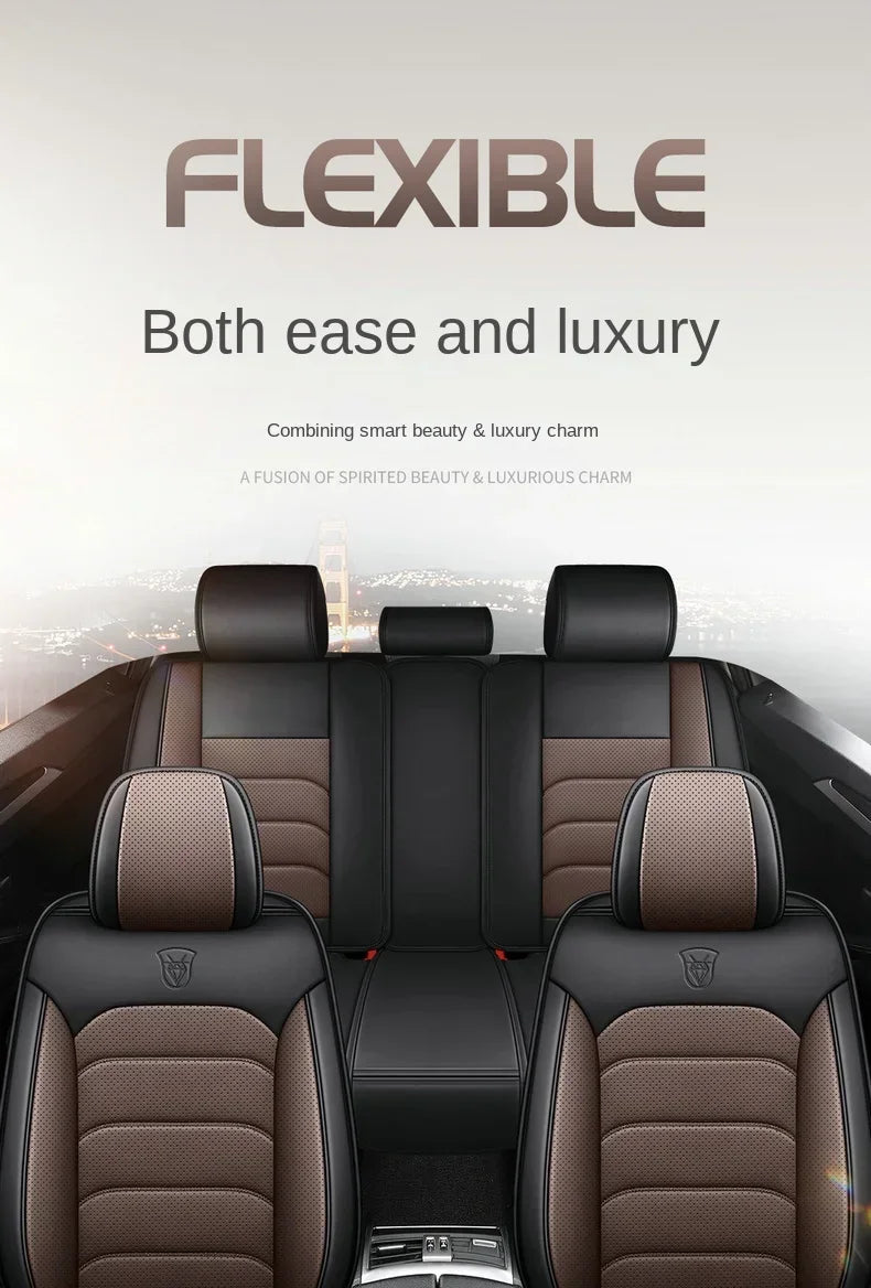Fundas de Asiento 3D para Mercedes E-CLASS W210/W212/W213 – Cuero Sintético, Cobertura Total