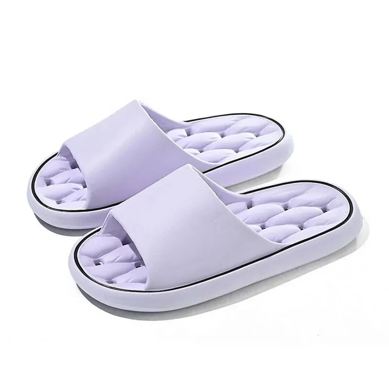 Zapatillas de casa para baño con fugas, zapatilla de ducha de secado rápido, chanclas de playa ligeras y con fugas, toboganes de natación para mujer
