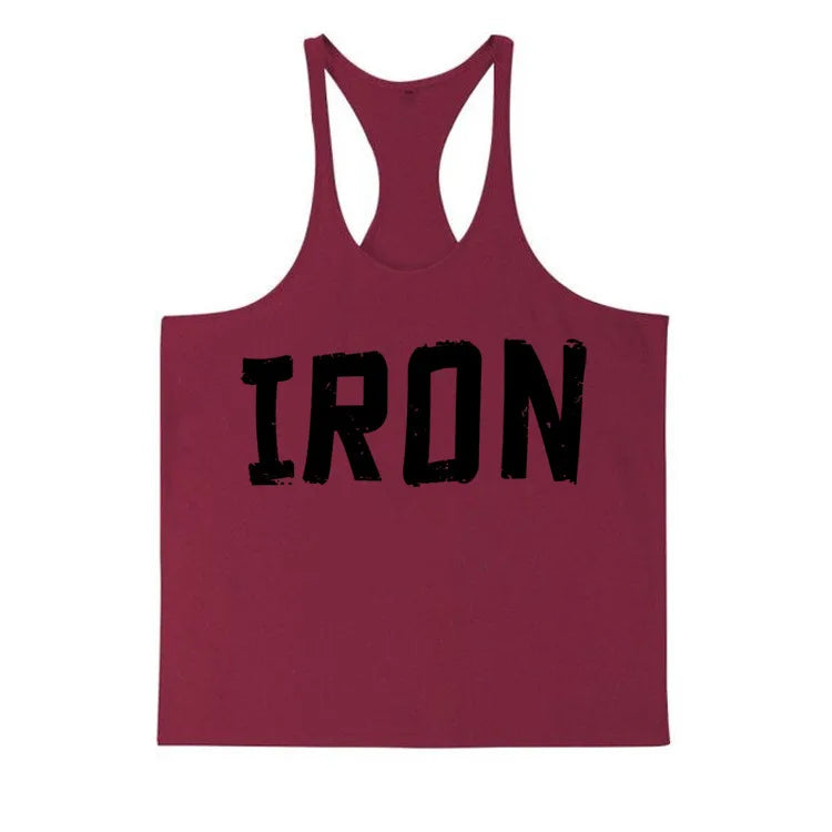 Camiseta sin mangas 100% de algodón para entrenamiento y gimnasio para hombre, ropa deportiva sin mangas para músculos, entrenamiento de culturismo, camisas deportivas de moda, chaleco de talla grande