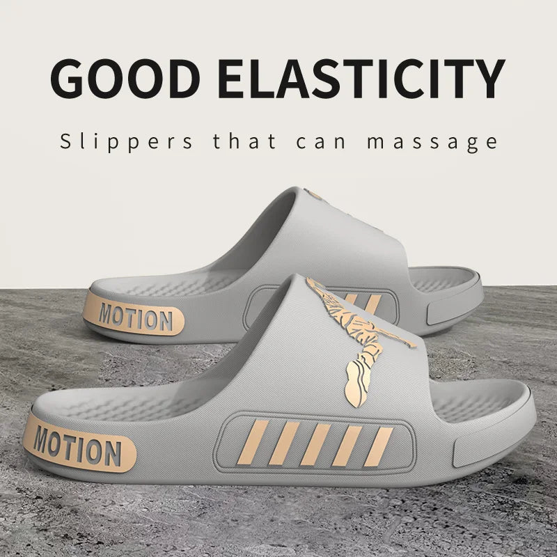 Zapatillas de hombre para uso al aire libre, casa de verano, ducha de suela gruesa, deportes antideslizantes, zapatillas frescas para refrescar