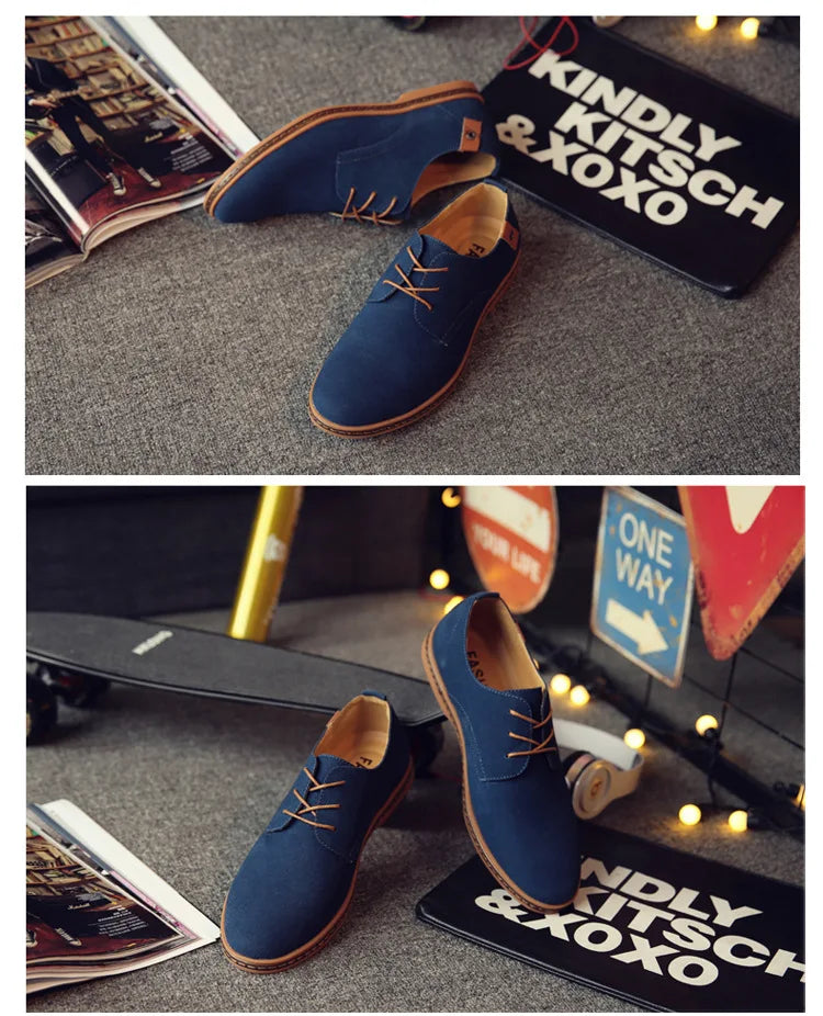 Zapatos de Cuero Nuevos 2026 para Hombre, Zapatos Oxford de Lujo para Hombre, Zapatos Casuales de Negocios de Cuero de Gamuza de Alta Calidad, Zapatos de Hombre