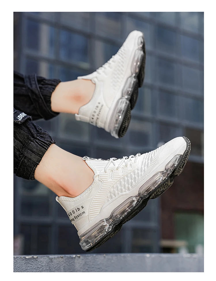 Zapatillas de deporte de lujo para hombre, mocasines informales transpirables para entrenamiento, mocasines de moda para correr, Tenis masculinos