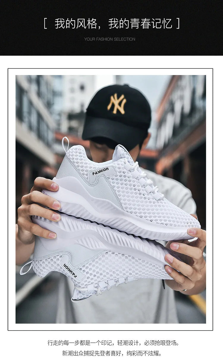 Zapatillas de Verano 2026 para Hombre, Mocasines Transpirables de Malla, Zapatos Casuales Cómodos para Caminar, Zapatillas Deportivas para Correr