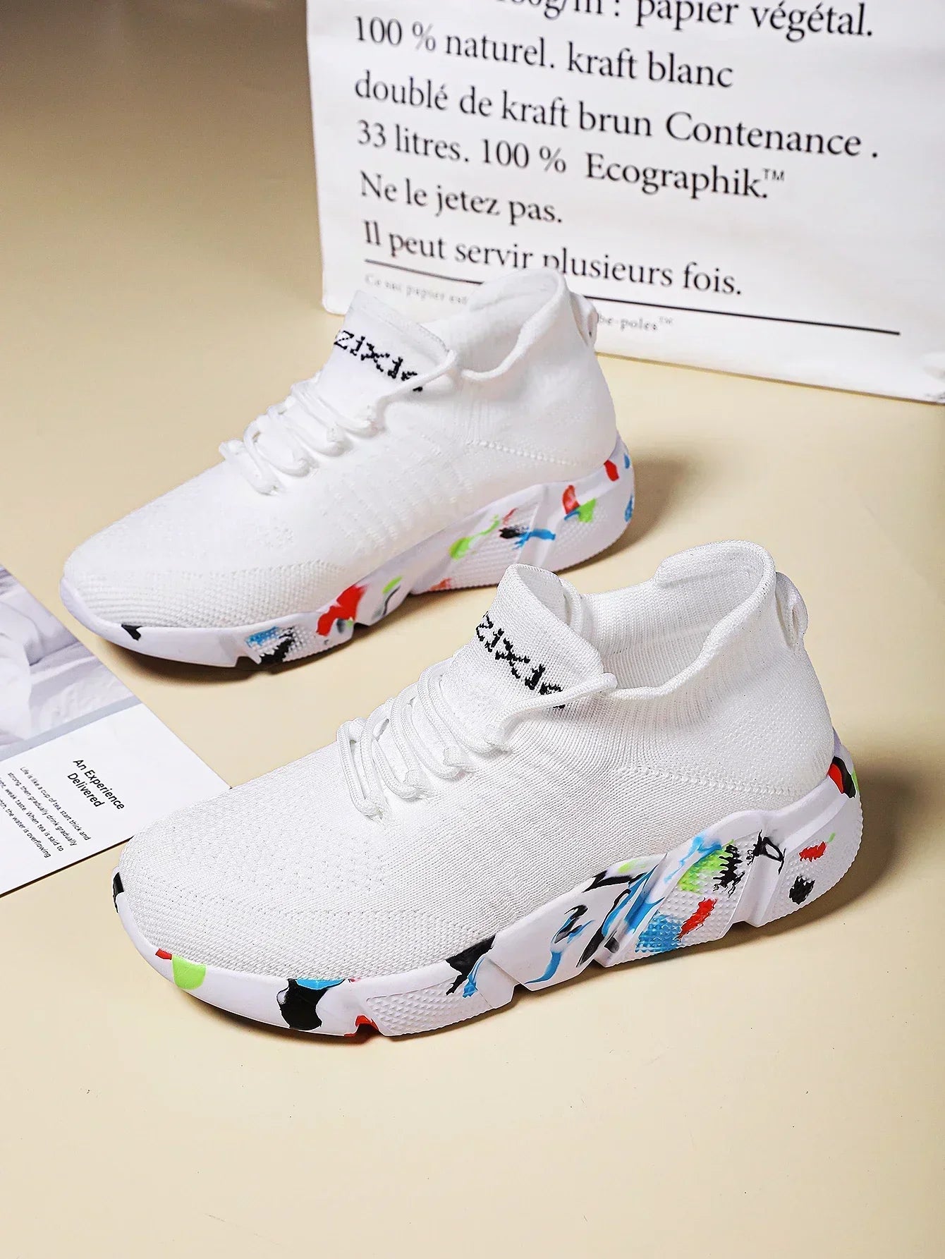 Zapatillas de deporte para hombre, zapatos para mujer, calcetines de tendencia de tenis, zapatos para caminar, mocasines, transpirables, informales, para correr, verano, verde, talla grande 35-47