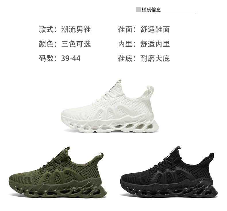 Zapatos de hombre, zapatillas de deporte informales para hombre, tenis, zapatos de lujo, zapatos de entrenamiento para carreras, zapatos transpirables, mocasines de moda, zapatos para correr para hombre