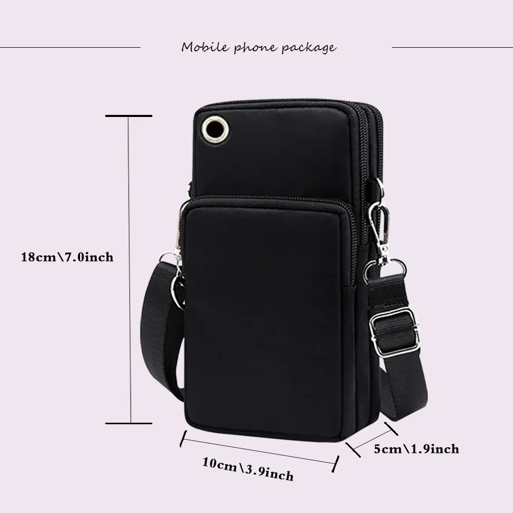 Bolsos cruzados pequeños con gráficos de gato para mujer, Mini bolso para teléfono móvil con animales Harajuku, bandolera para adolescentes, bolsos y bolsos para mujer