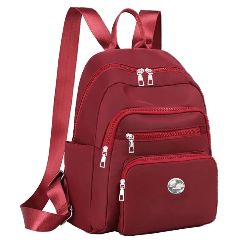 Bolso de doble hombro de nailon de estilo neutro para hombres y mujeres, adecuado para viajes de negocios, varios colores disponibles.
