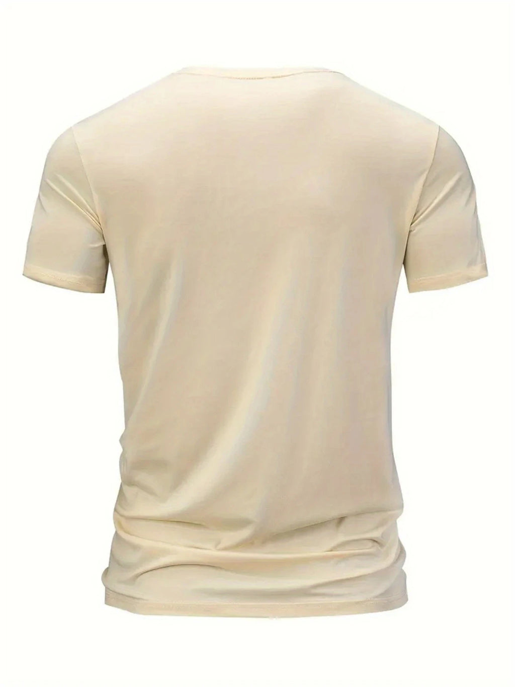 Camiseta de manga corta con cuello redondo para hombre, 100% algodón, informal, holgada, con estampado de letras, cómoda, deportiva, para verano