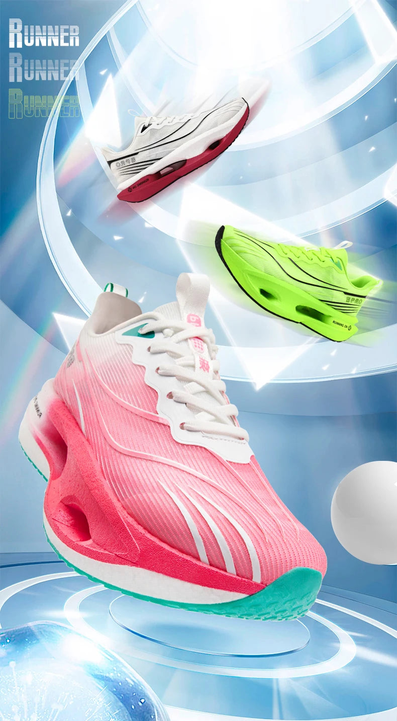    Zapatillas de Running Marathon para Hombre, con Placa de Carbono, Casuales, Transpirables, para Tenis, Deportivas, Ligeras, para Mujer