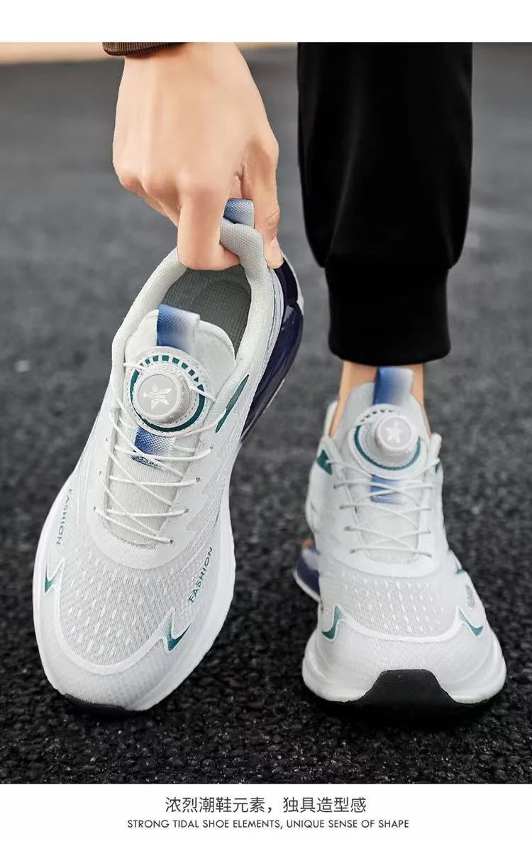 Zapatillas Deportivas Transpirables de Malla para Hombre, Primavera 2026, con Amortiguación, Calzado Casual Urbano a la Moda