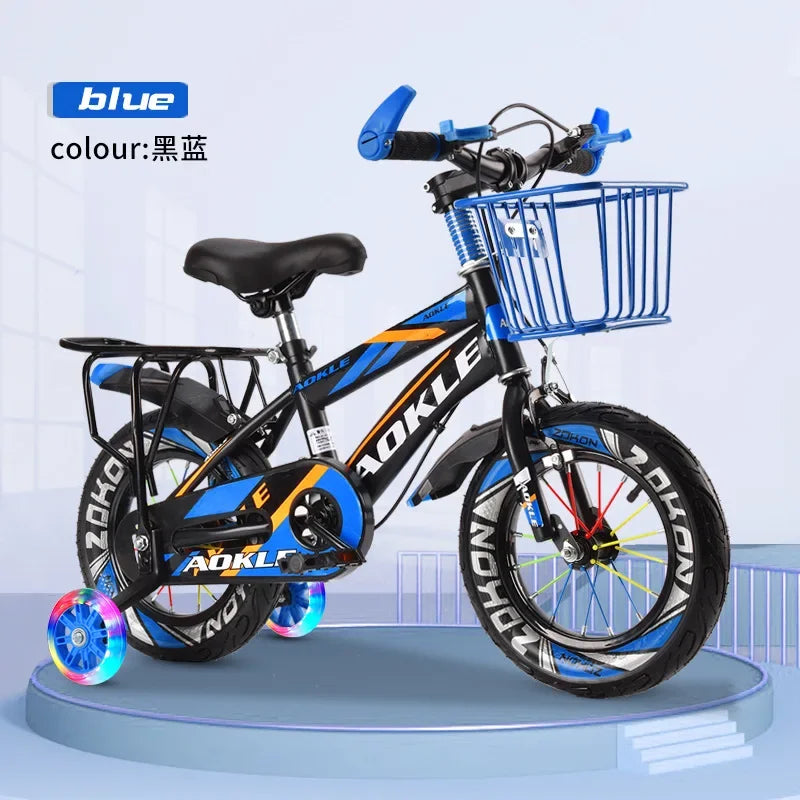 Kids' Bikes, 12-18 Inch Carbon Steel Frame Bikes for 2-10 Year Olds, Riding Bikes, Bikes for Boys and Girls, New