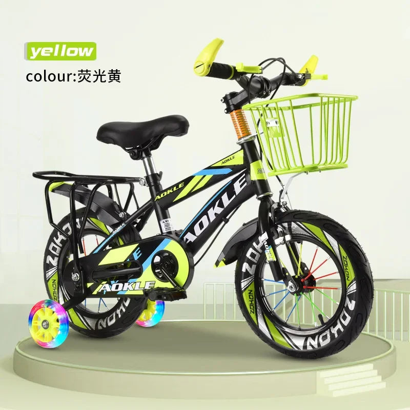 Children's bicycles, 12-18 inch carbon steel frame bicycles for children aged 2-10, can ride bicycles, boys' and girls' bicycles, new