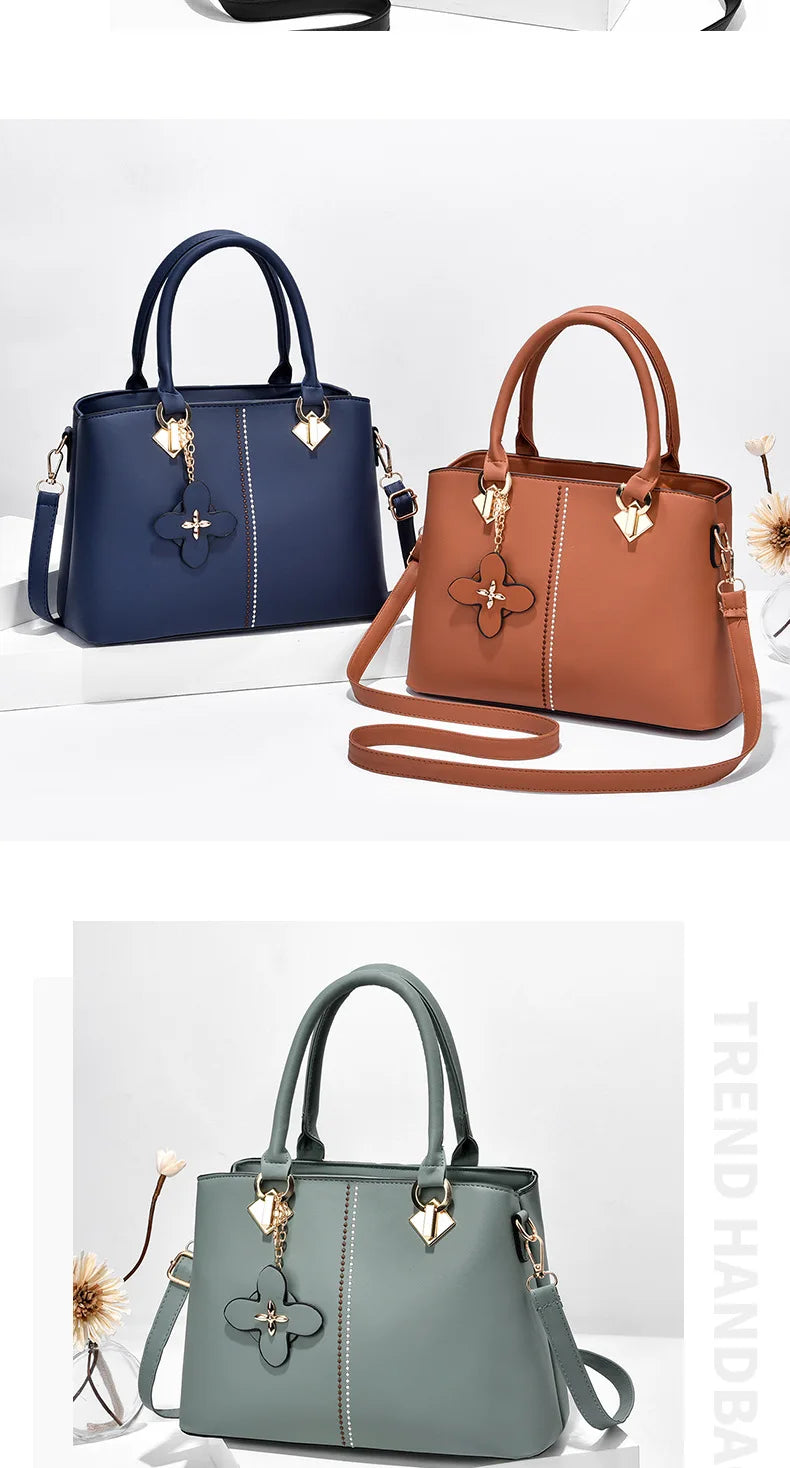 Nuevo Bolso de Hombro para Mujer 2026, Bolso de Diseñador de Lujo, Bolso de Cuero con Monograma Estampado, Bolso Bandolera