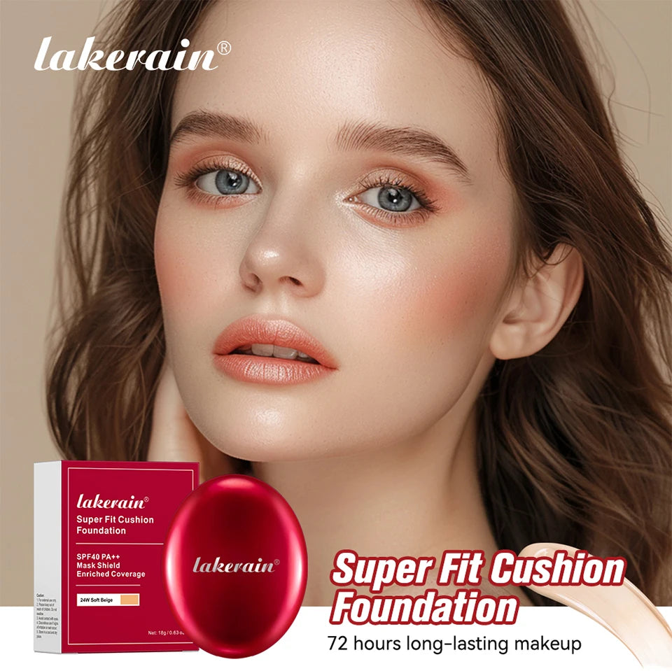 Mask Fit Red Cushion Foundation Long-Lasting Lightweight Buildable Coverage Semi-Matte Finish Korean Cushion Founda