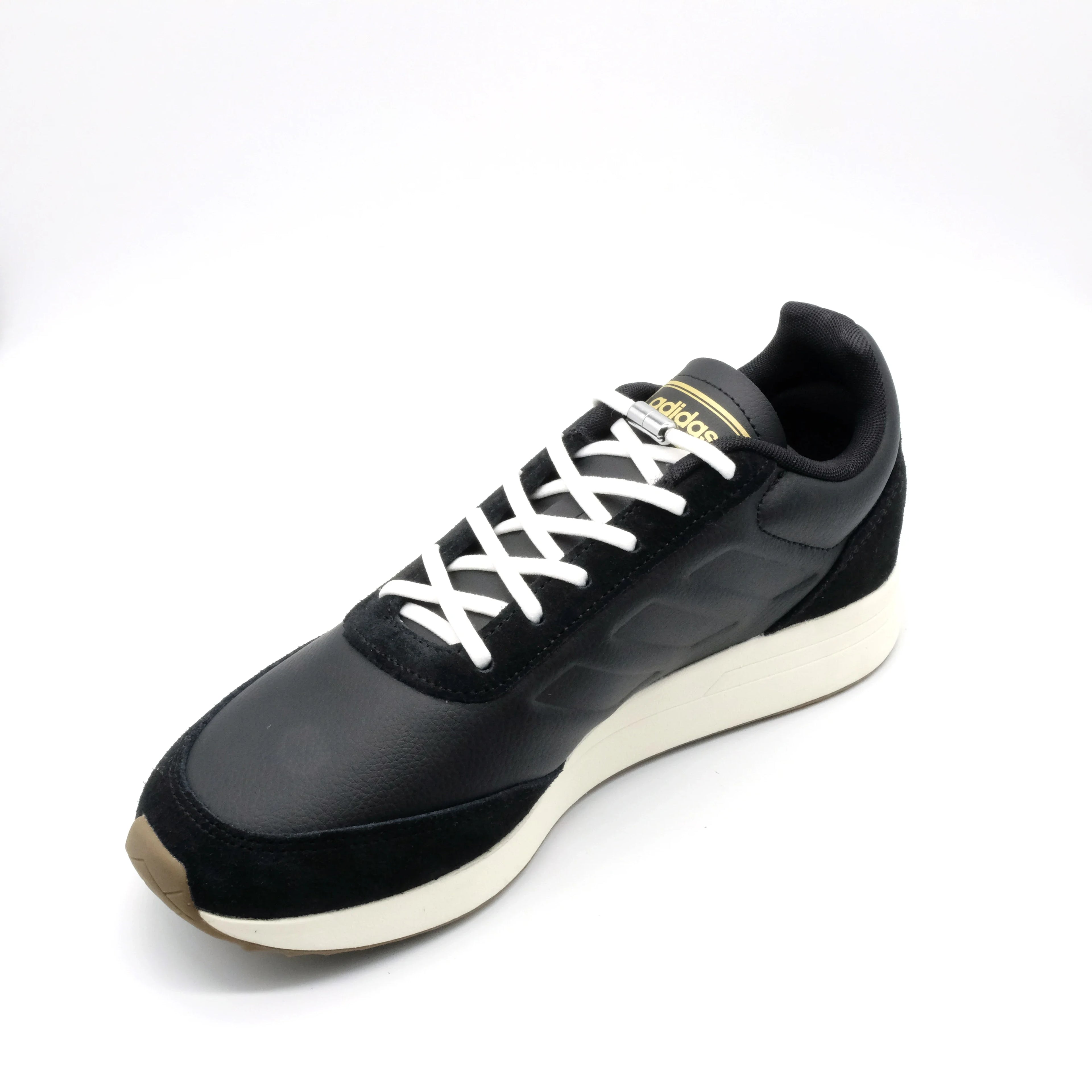 Cordones elásticos sin atar, cordones semicirculares para zapatillas de deporte para niños y adultos, cordones de bloqueo de Metal para perezosos rápidos, cuerdas para zapatos
