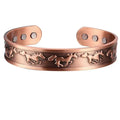 Pulsera magnética de cobre puro para hombres, imanes ajustables para artritis, brazalete para mujeres, terapia, brazaletes de energía para la salud, triangulación de envíos/al por mayor