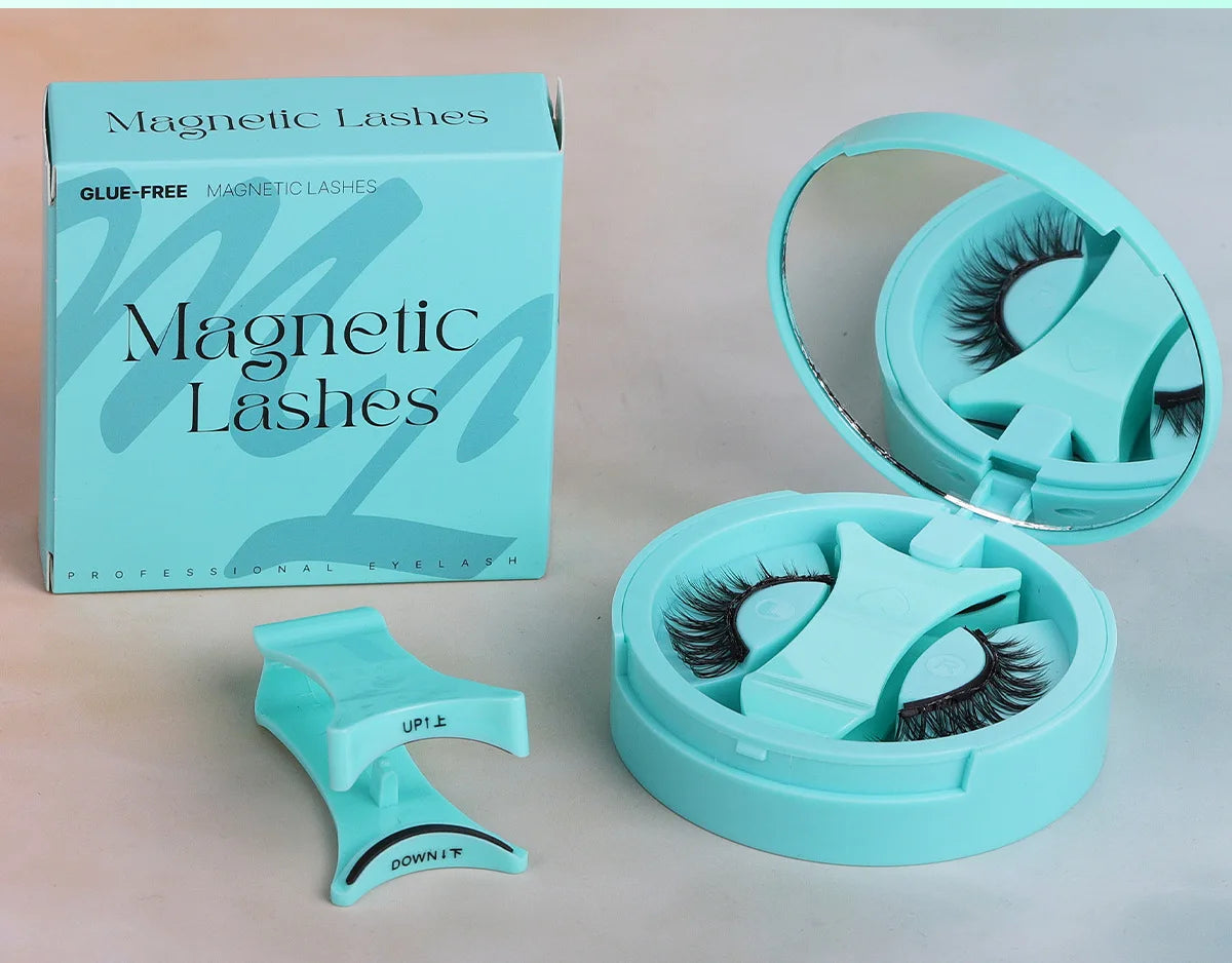 Magnetic Fake Eyelashes Set – Reusable 3D, No Glue, Waterproof