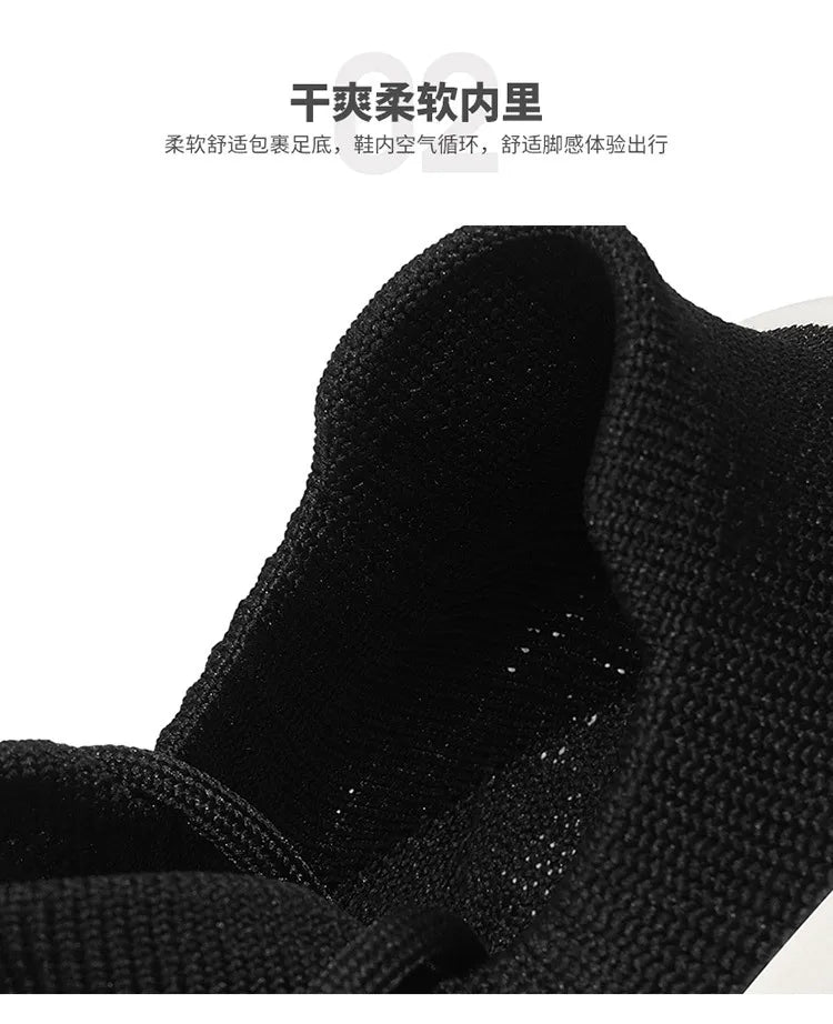 2025 zapatos de malla con estilo para Hombre, cómodos zapatos informales transpirables para Hombre, nuevas Zapatillas sin cordones para Hombre, Zapatillas planas para Hombre