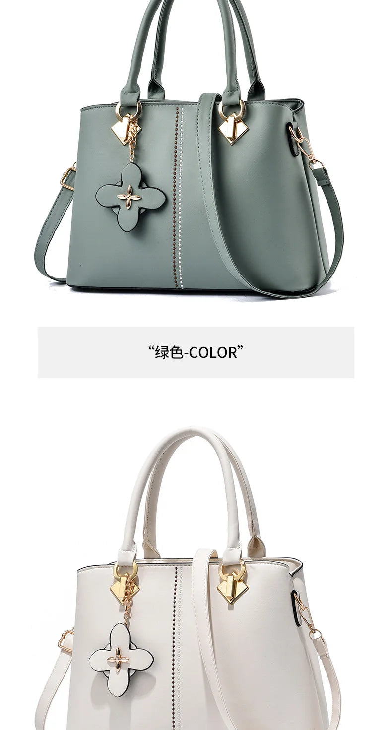 Nuevo Bolso de Hombro para Mujer 2026, Bolso de Diseñador de Lujo, Bolso de Cuero con Monograma Estampado, Bolso Bandolera