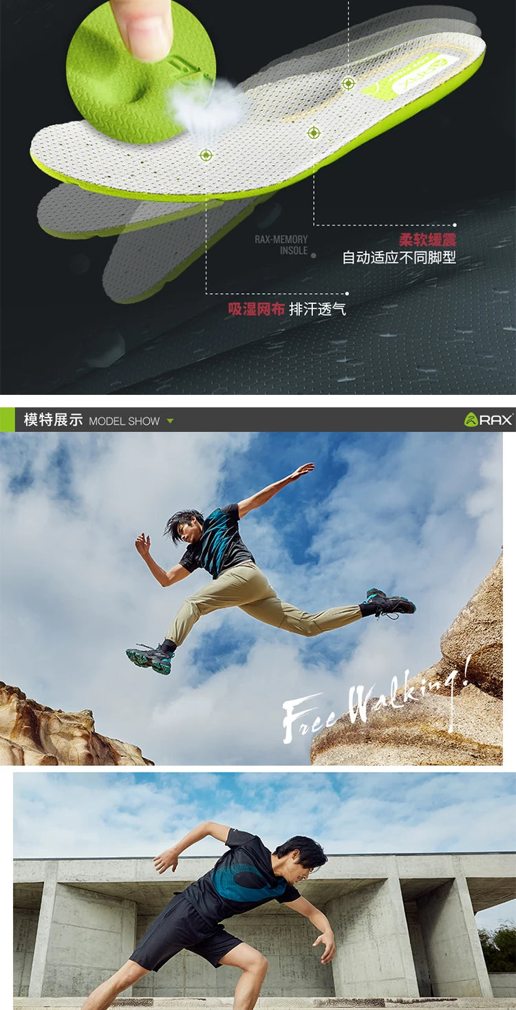 Rax, zapatillas para correr para hombre, zapatos transpirables para correr para mujer, zapatillas ligeras para hombre, zapatos de gimnasio para hombre, zapatos deportivos para exteriores, zapatos masculinos